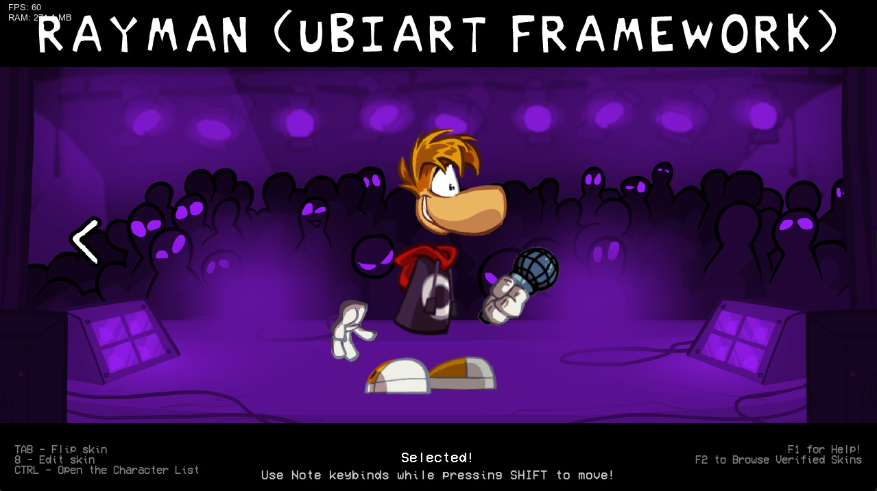 Playable Rayman (UbiArt Framework) for Psych Onlin