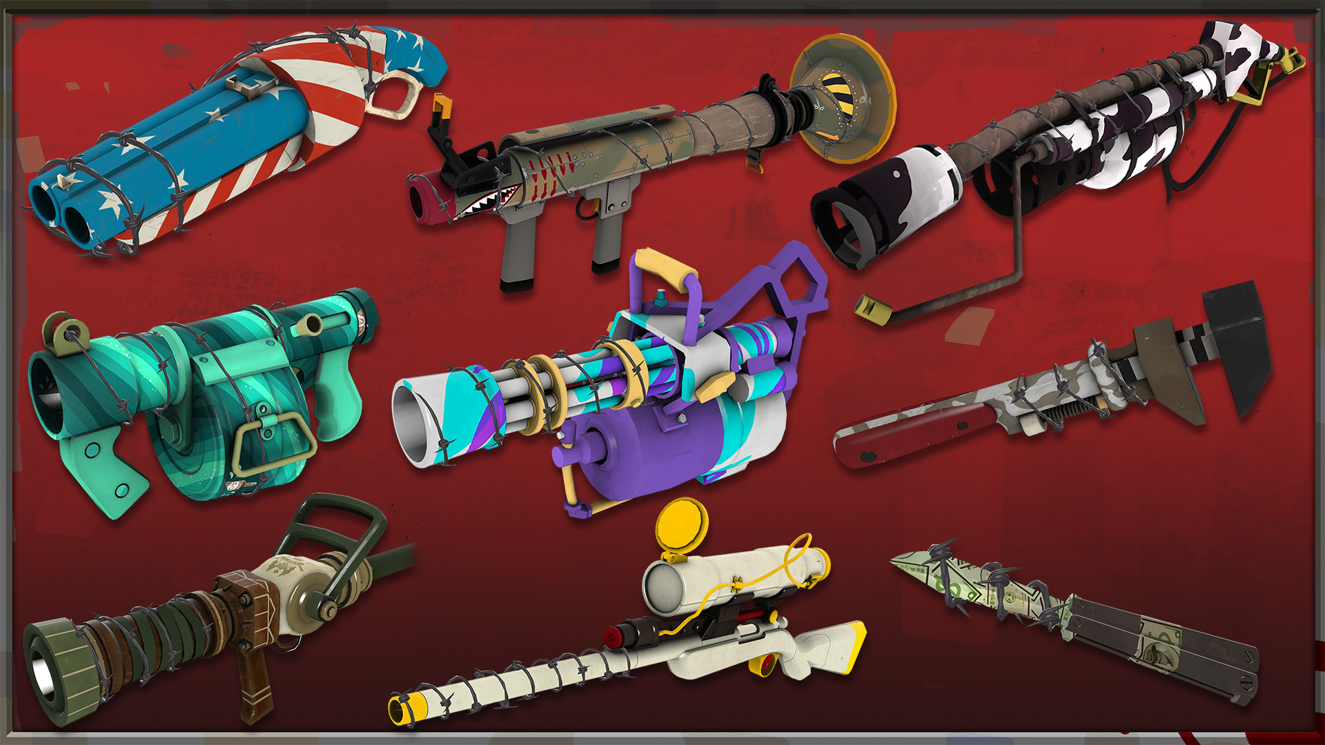 The Brutalizer - Festivizer Reskin Mod for Team Fortress 2 | TF2 Mods