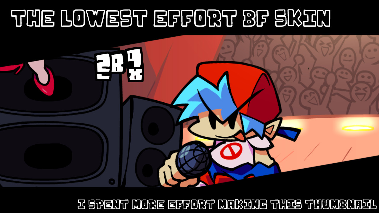 The lowest effort bf skin