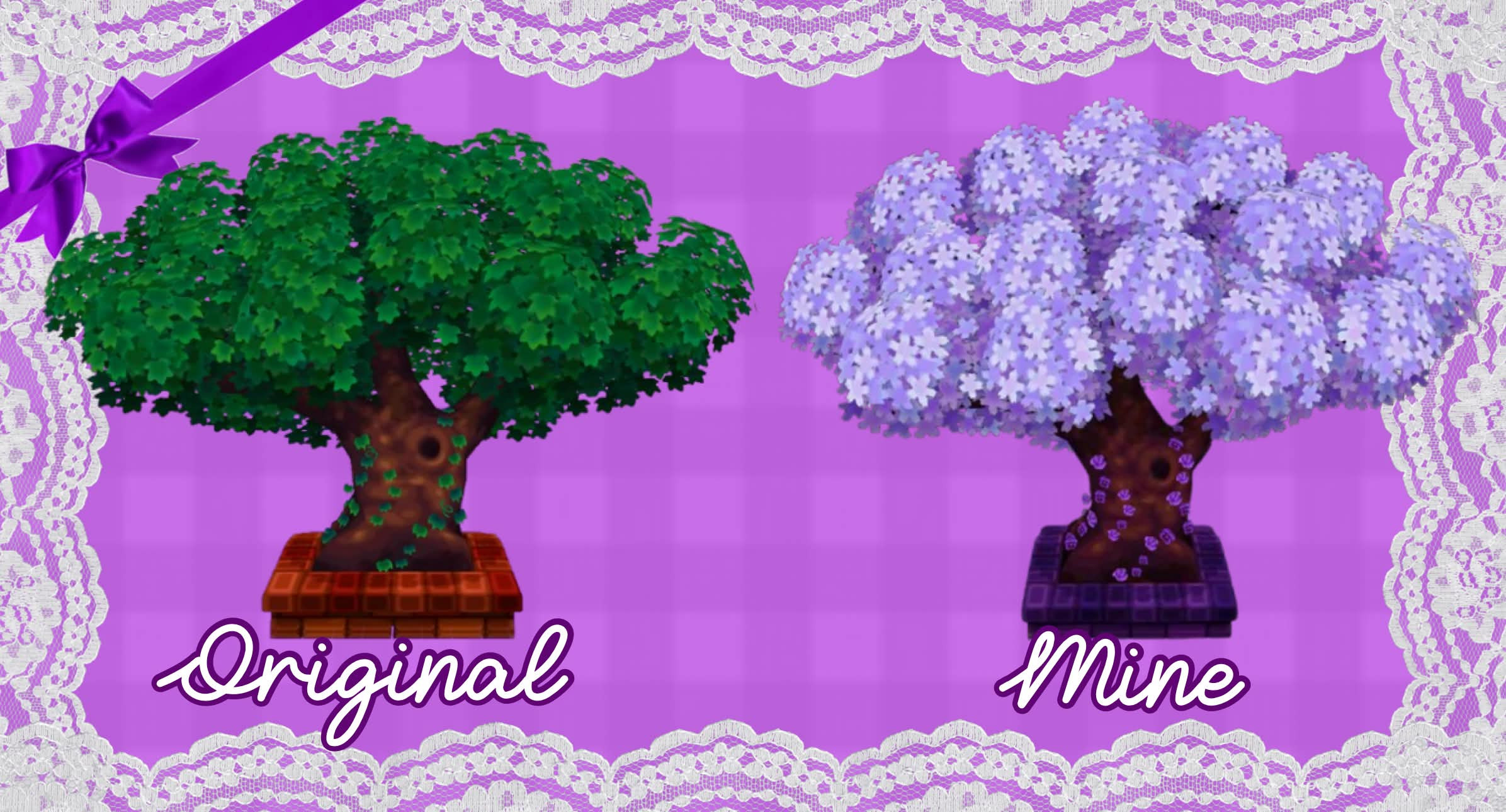 Wisteria Town Tree ♡ Mod for Animal Crossing: New Leaf | AC:NL Mods