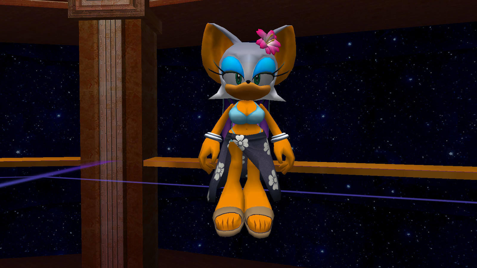 Sa2 Rouge Model Rouge Bikini Mod for Sonic Adventure 2 | SA2 Mods