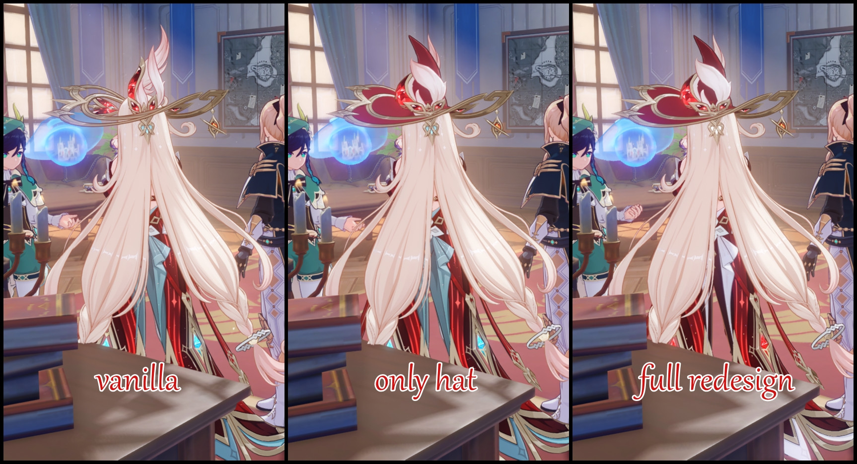 Merchant Alice Mod Alice Redesign Mod for Genshin Impact | GI Mods
