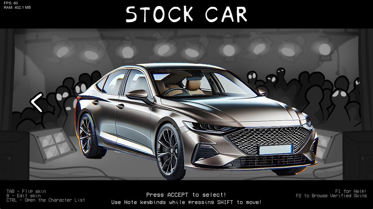 Playable Stock Car for Psych Online