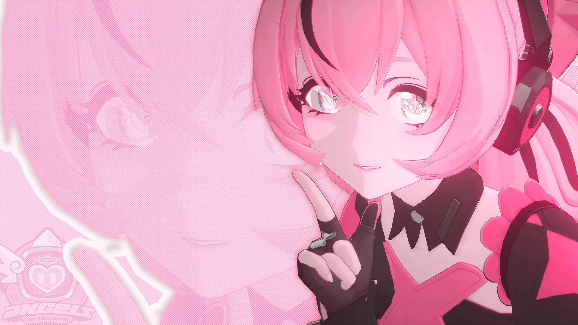 Aria | Black & Pink (Retexture) Mod for Zenless Zone Zero | ZZZ Mods