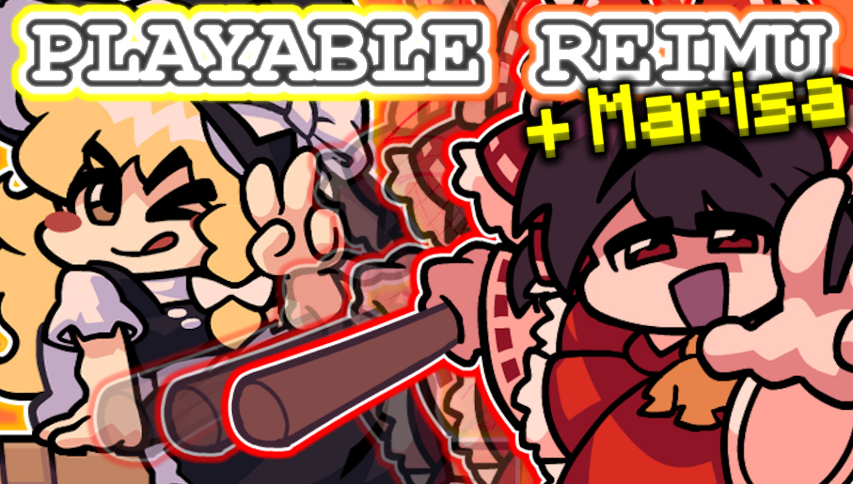 Playable Reimu (Funkin' Incident) (+ Marisa!)