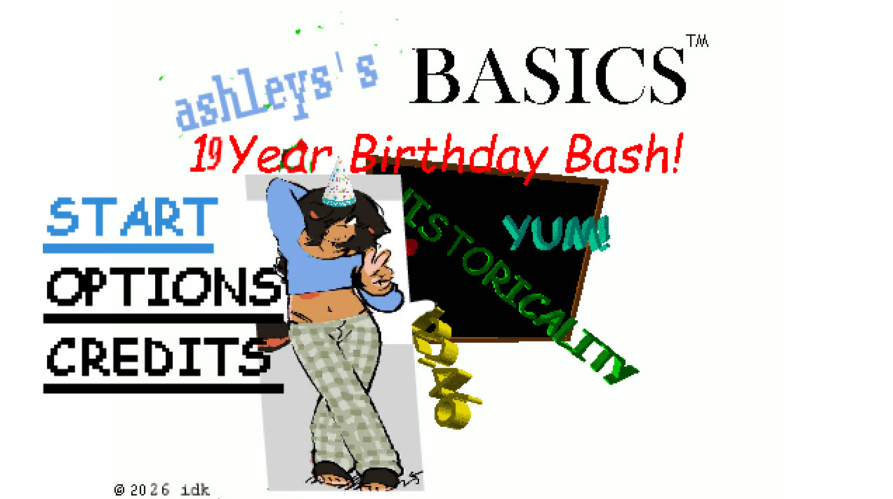Ashley's Basics Birthday Bash