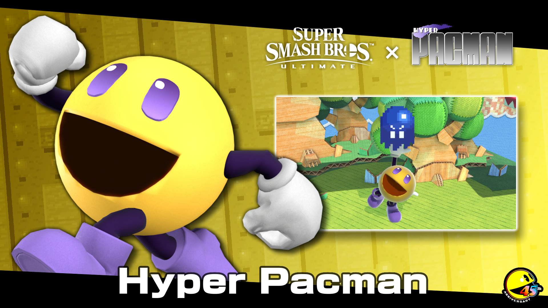 Ultimate Pacman Hyper Pacman Mod for Super Smash Bros. Ultimate | SSBU Mods