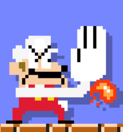 Speedrunner Mario in SMB1R!