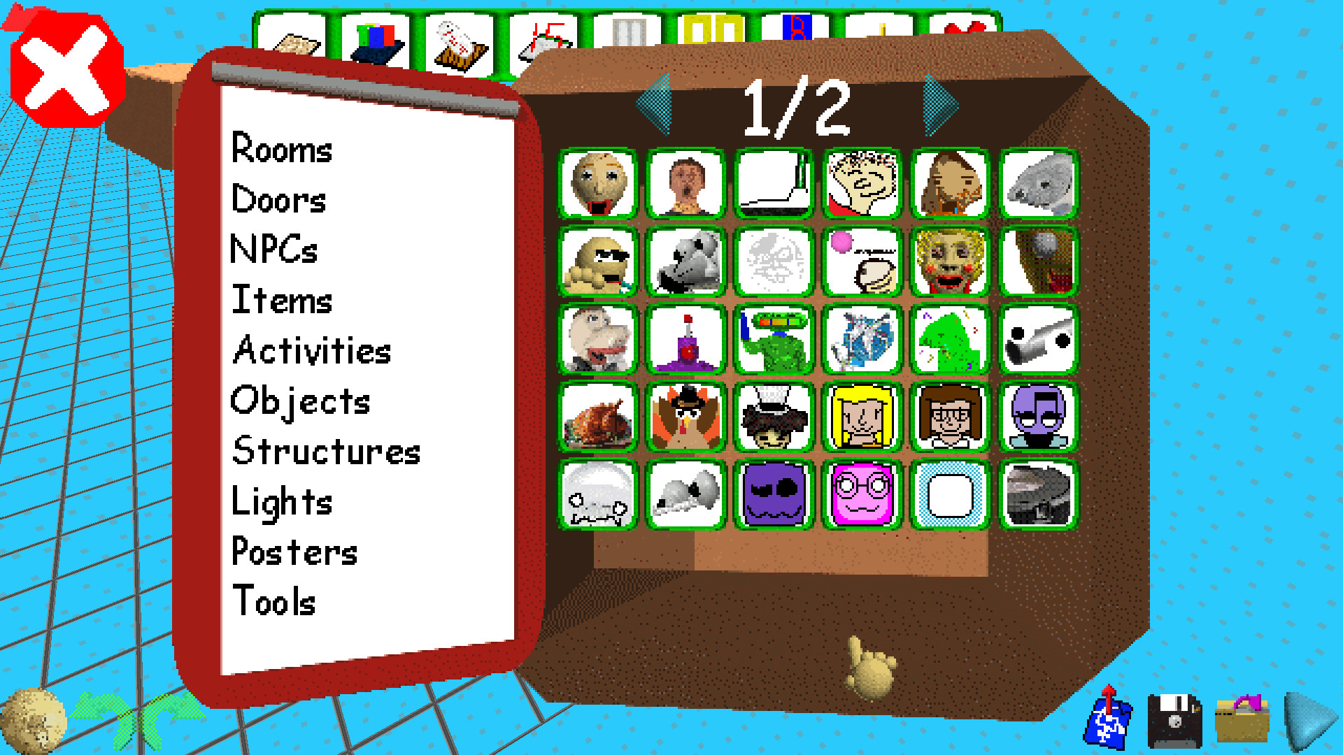 Better icons for Level Studio Mod for Baldi's Basics | Baldi Mods