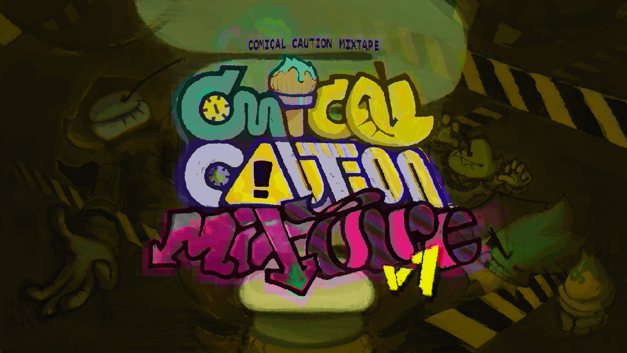 COMICAL CAUTION MIXTAPE [C.C.M.] Mod for Friday Night Funkin' | FNF Mods