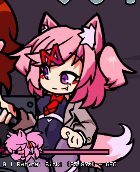 Natsuki RH and sayori GF (Psych Engine)