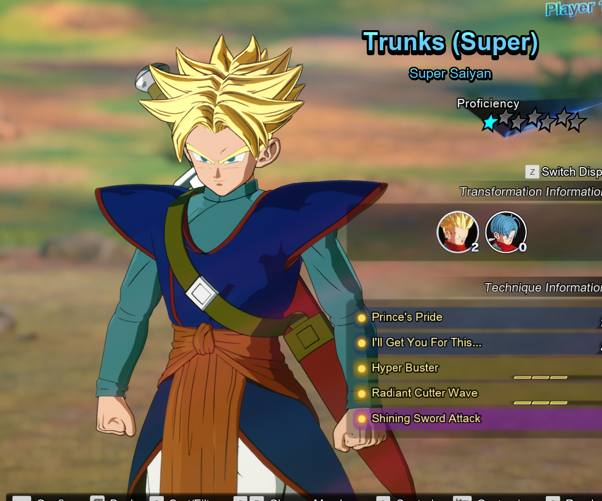 TRUNKS SS RAGE(SWORD) - 6 Moves [NEW SLOT] Mod for Dragon Ball ...