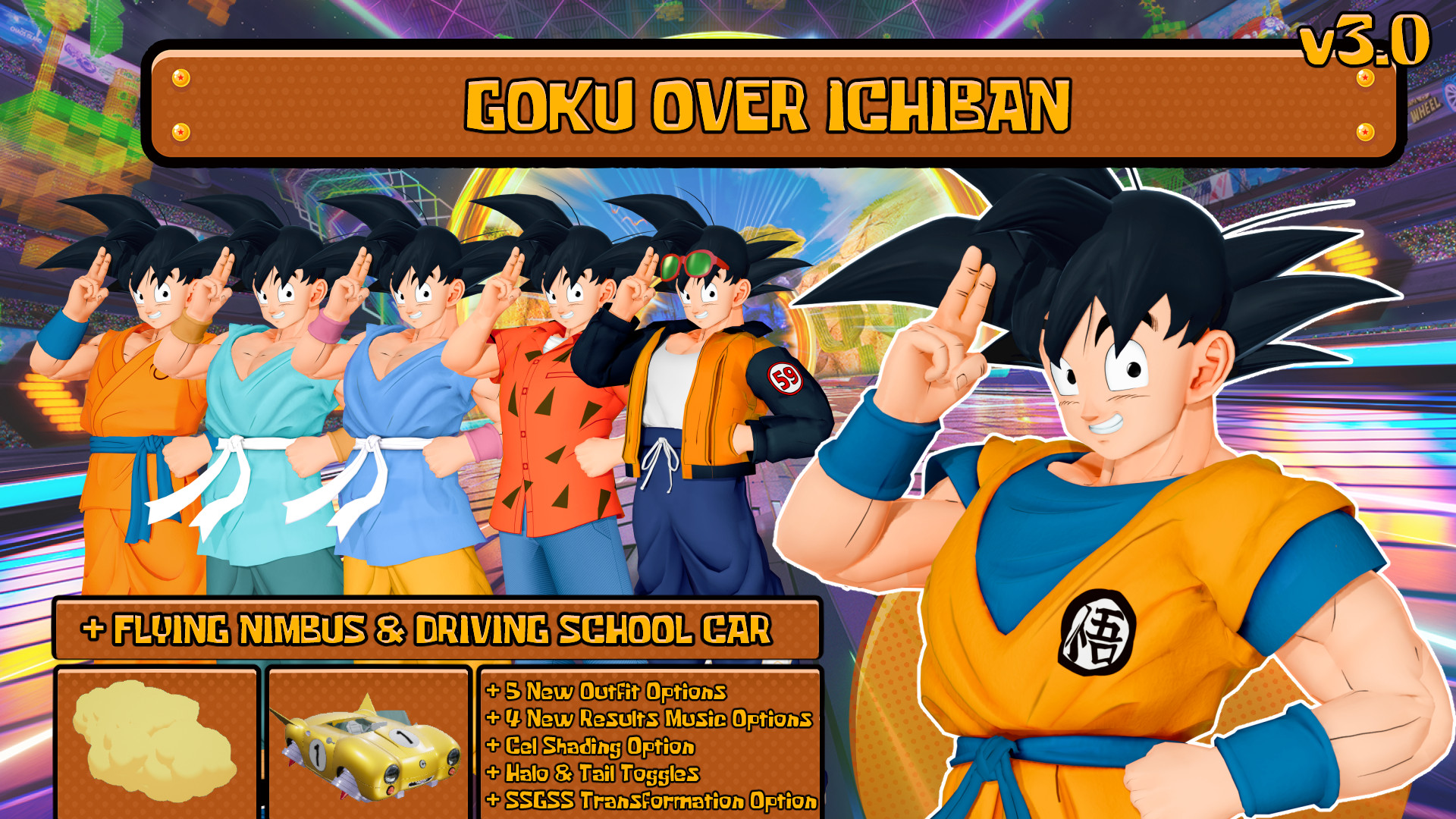 Goku Over Ichiban (+ Flying Nimbus)