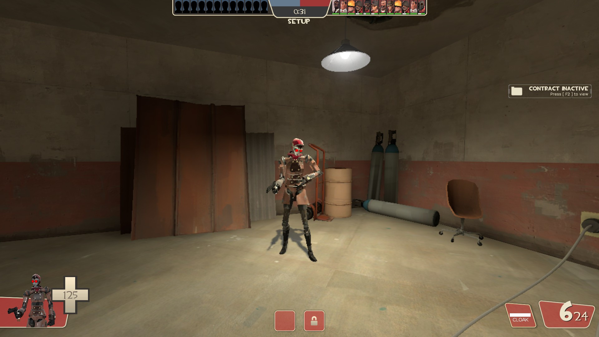 PLAYER Robot Femme Spy Mod For Team Fortress 2 TF2 Mods