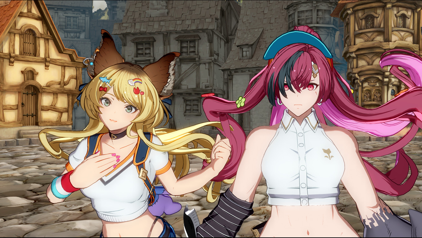 Please Keep Rigth Sticker Meg Costume02 No Face Stickers Mod for Granblue Fantasy Versus: Rising ...