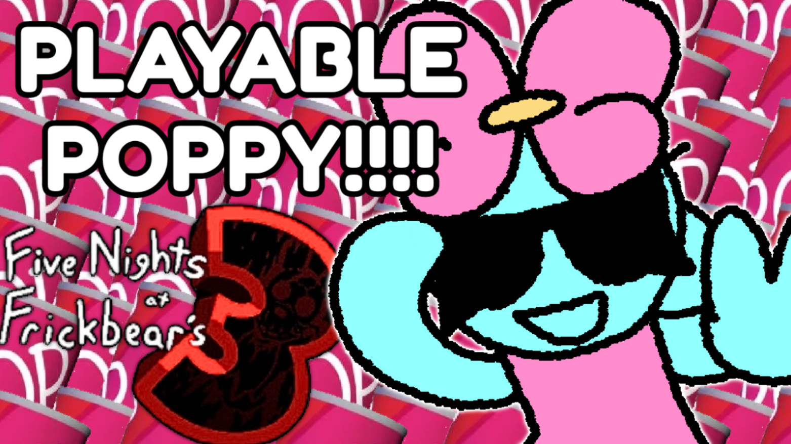 Playable Poppy for Five Nights at Frickbear's 3
