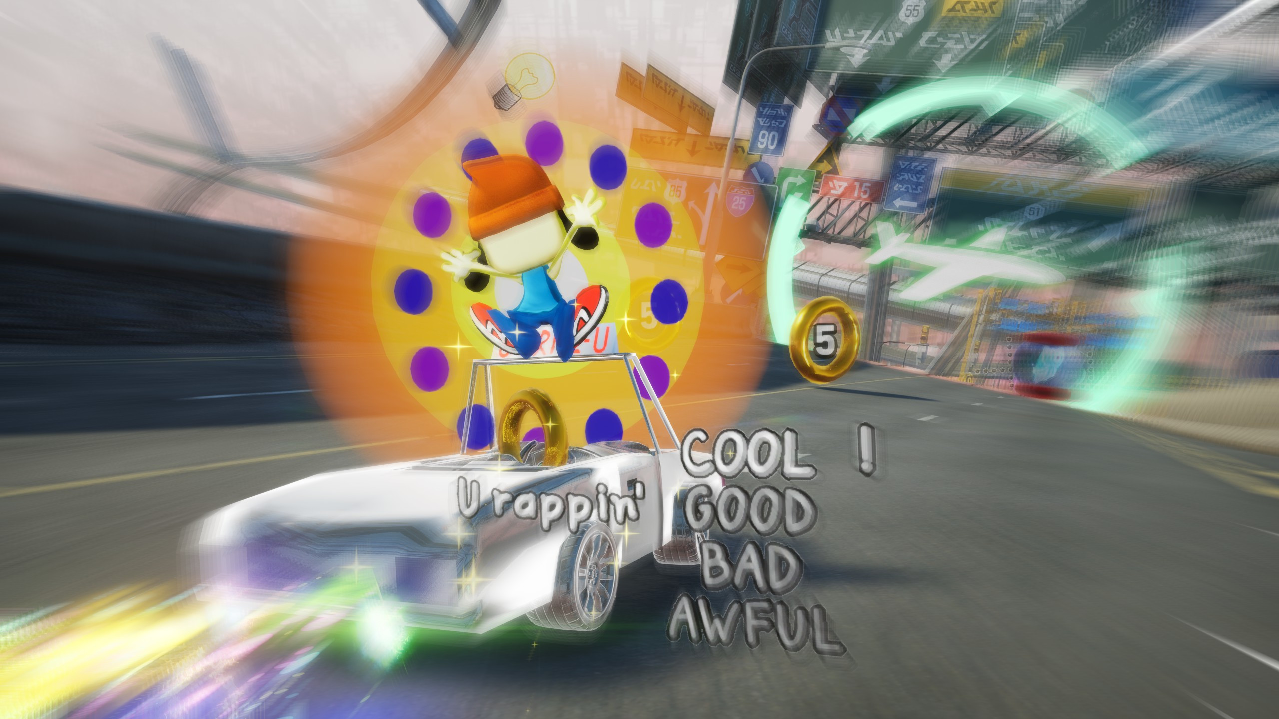 PaRappa The Rapper (+ U-Drive-U Car & Boxy Boy) Mod for Sonic Racing ...