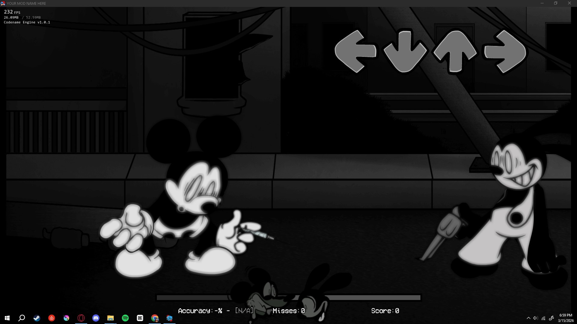 Overkill but oswald and mickey