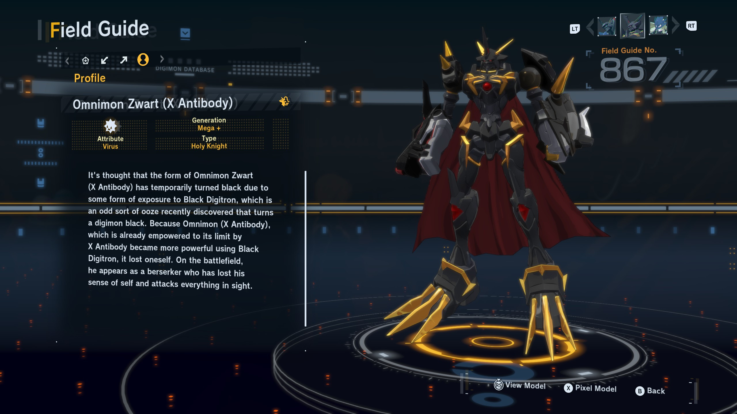 Omnimon Zwart X Mod for Digimon Story Time Stranger | DSTS Mods