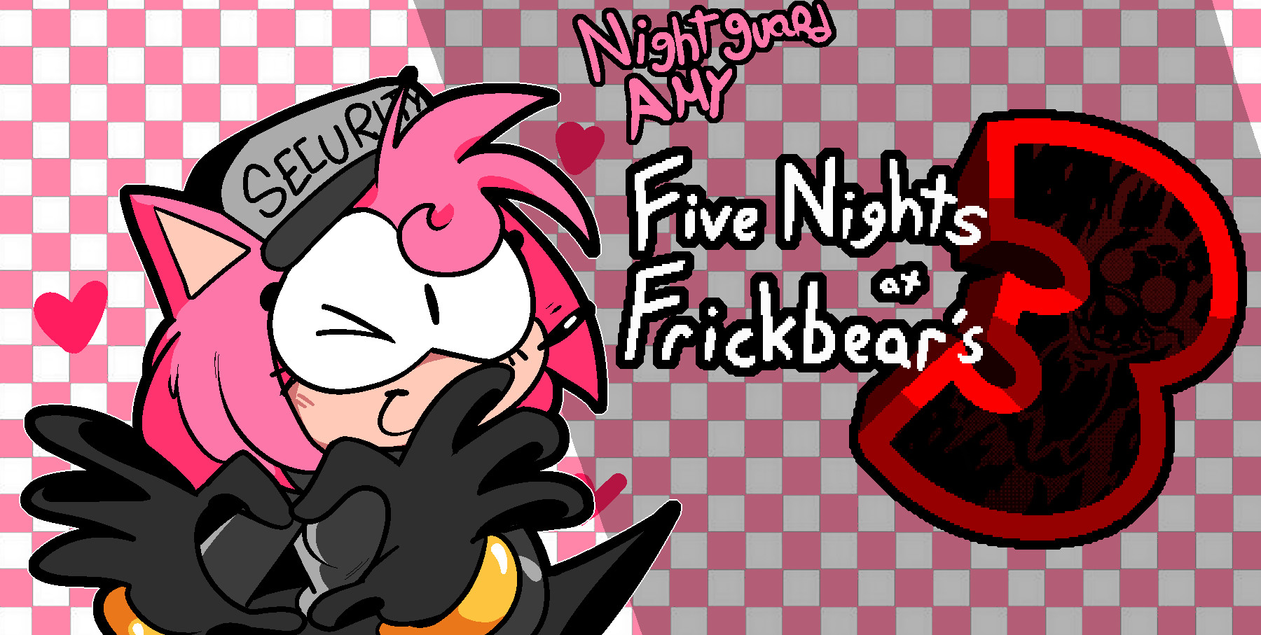 Playable Night guard Amy for Frickbear's 3