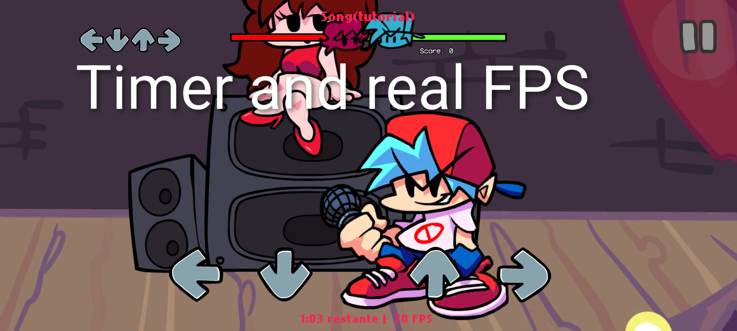 Timer and real FPS for FNF 0.8.5 (v-slice)