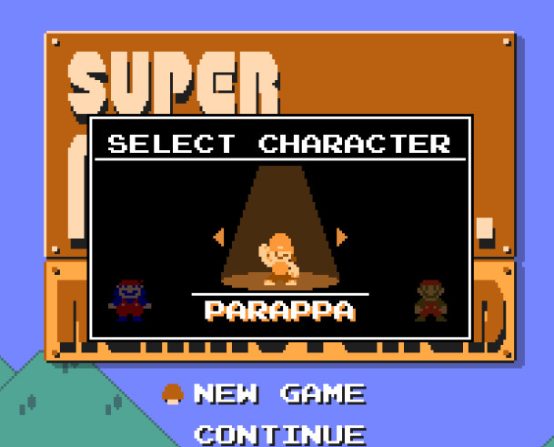 PaRappa The Rapper Mod for Super Mario Bros. Remastered [Unofficial ...