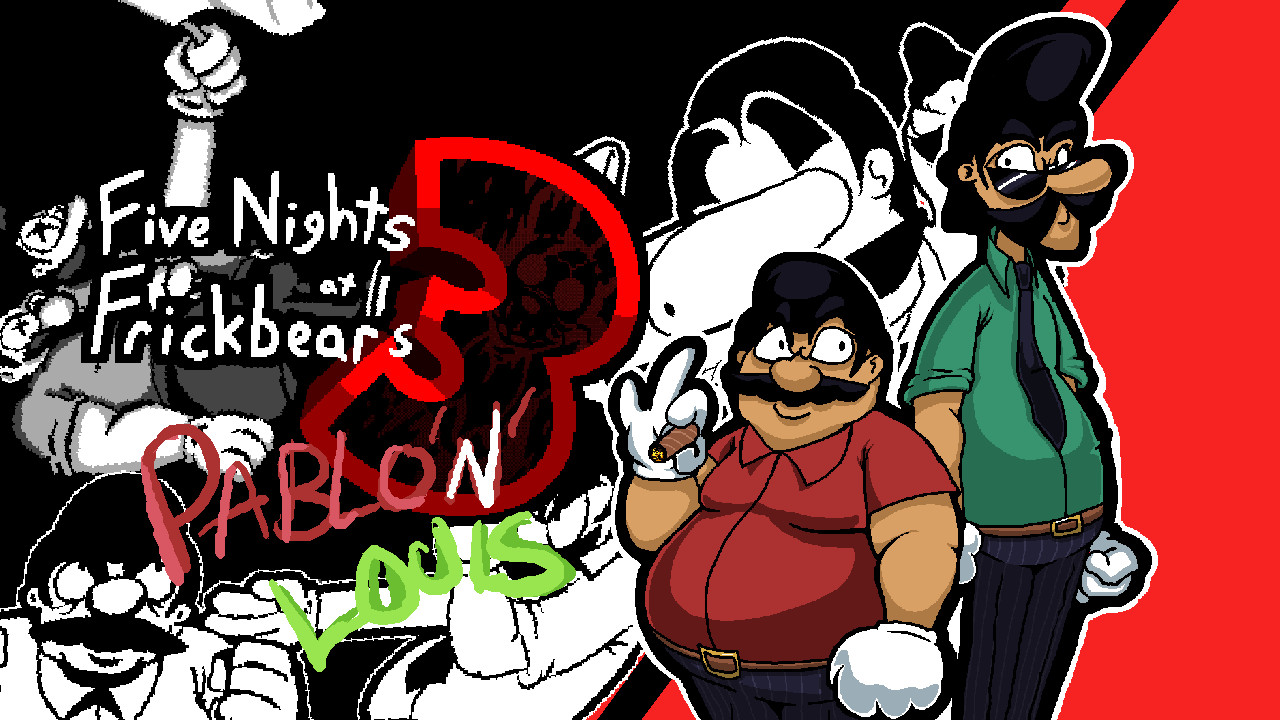 Pablo and Louis in Five Nights at Frickbear's 3