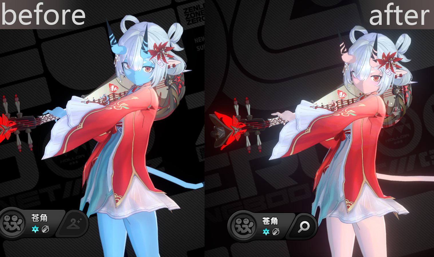 苍角soukaku——绛羽拾花:换肤版Mod for Zenless Zone Zero | ZZZ Mods