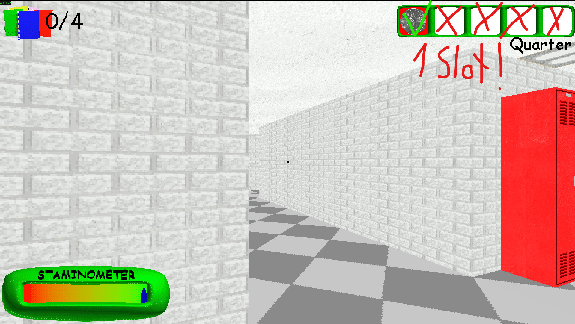 [V0.14.1] Only 1 Slot Inventory Mod for Baldi's Basics | Baldi Mods