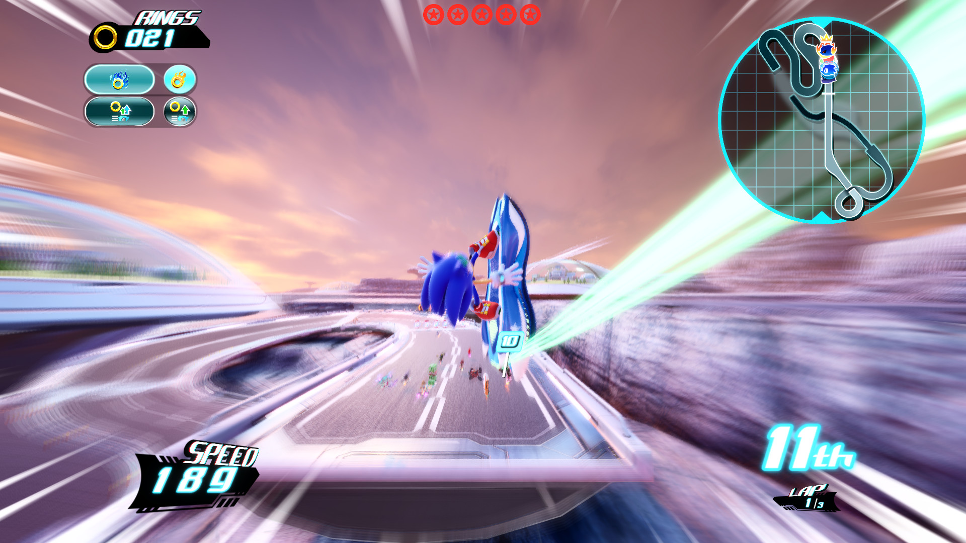 MaxFuture HUD - Extreme Gear Edition Mod for Sonic Racing: CrossWorlds ...