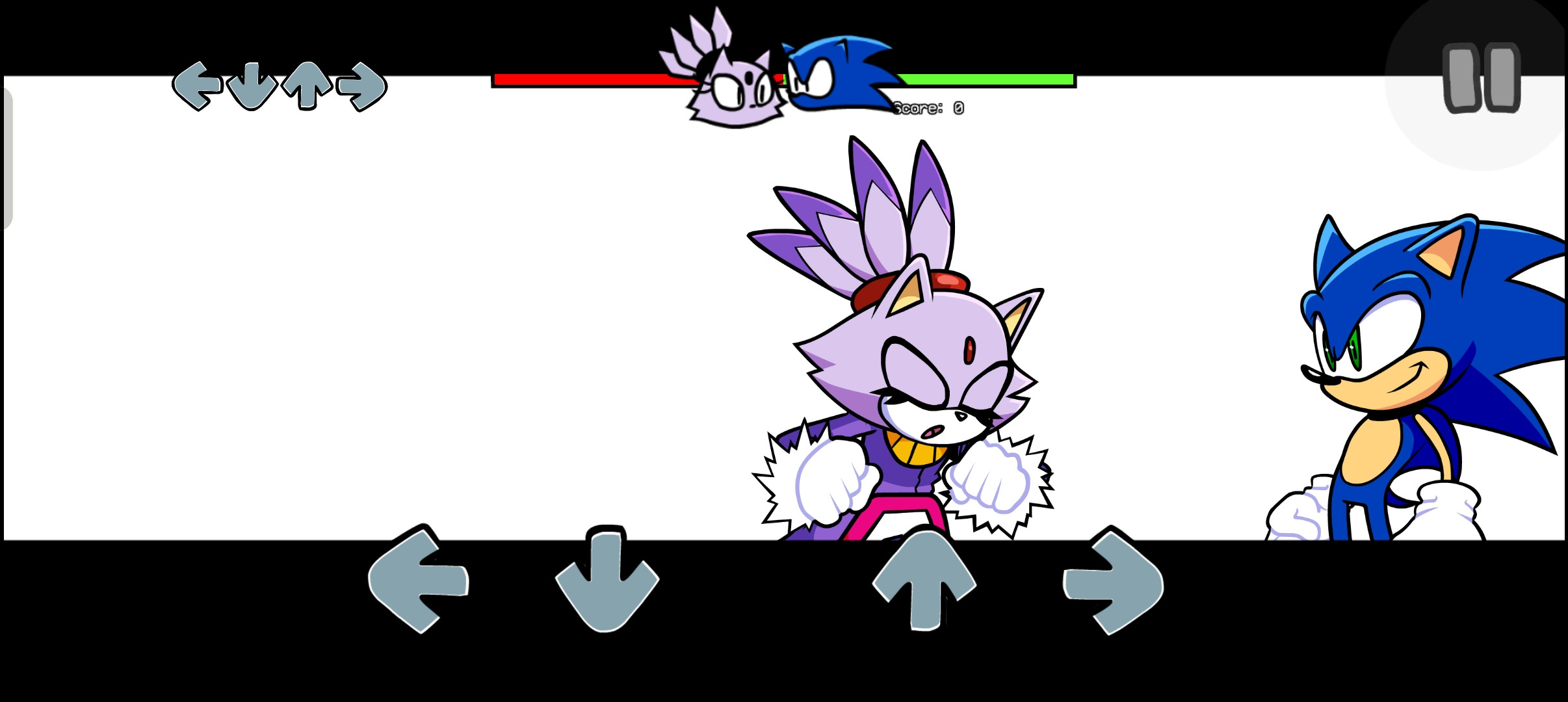 Sonic Vs Blaze V-Slice port