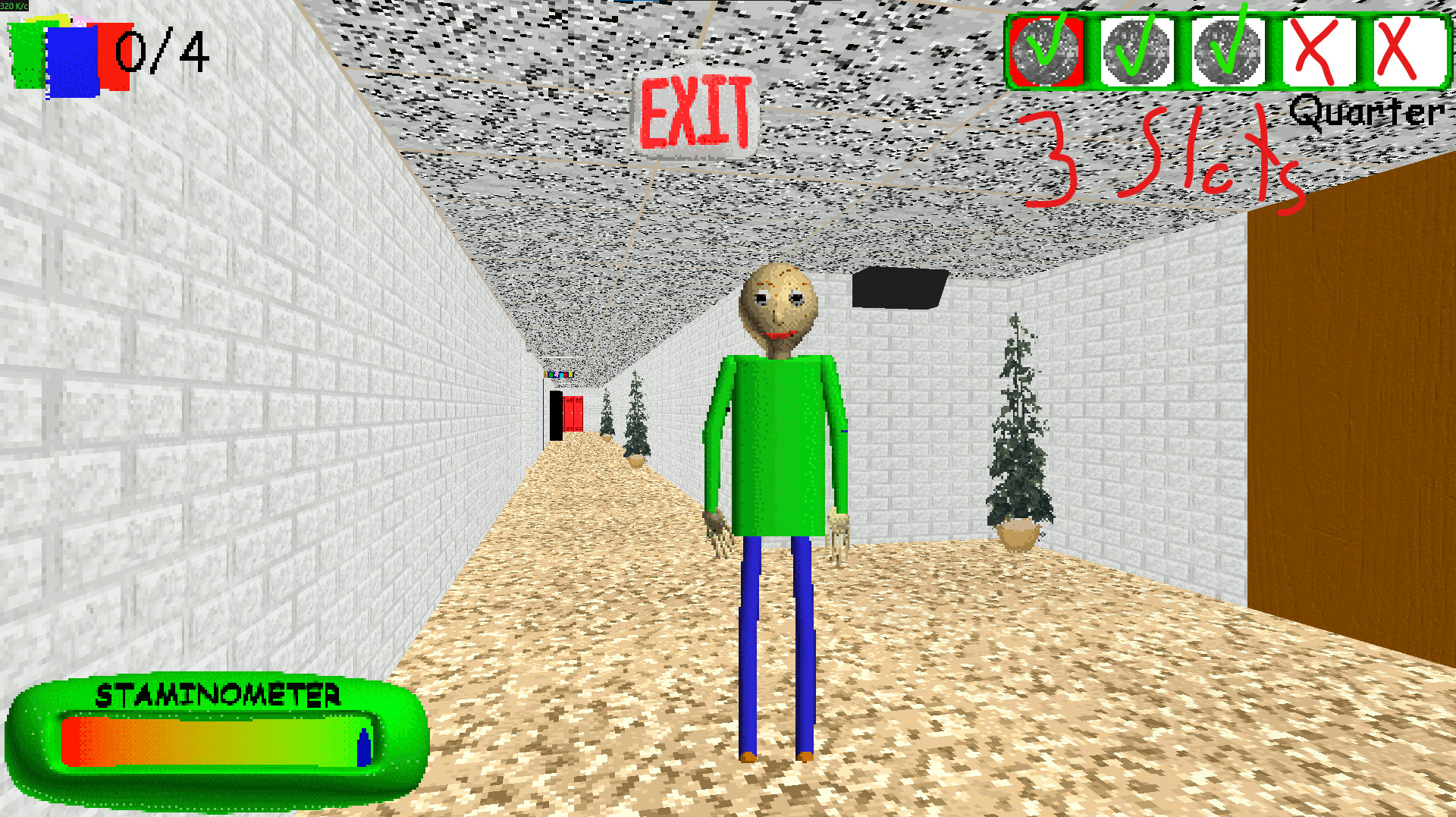 [V0.14.1] Only 3 Slot Inventory Mod for Baldi's Basics | Baldi Mods
