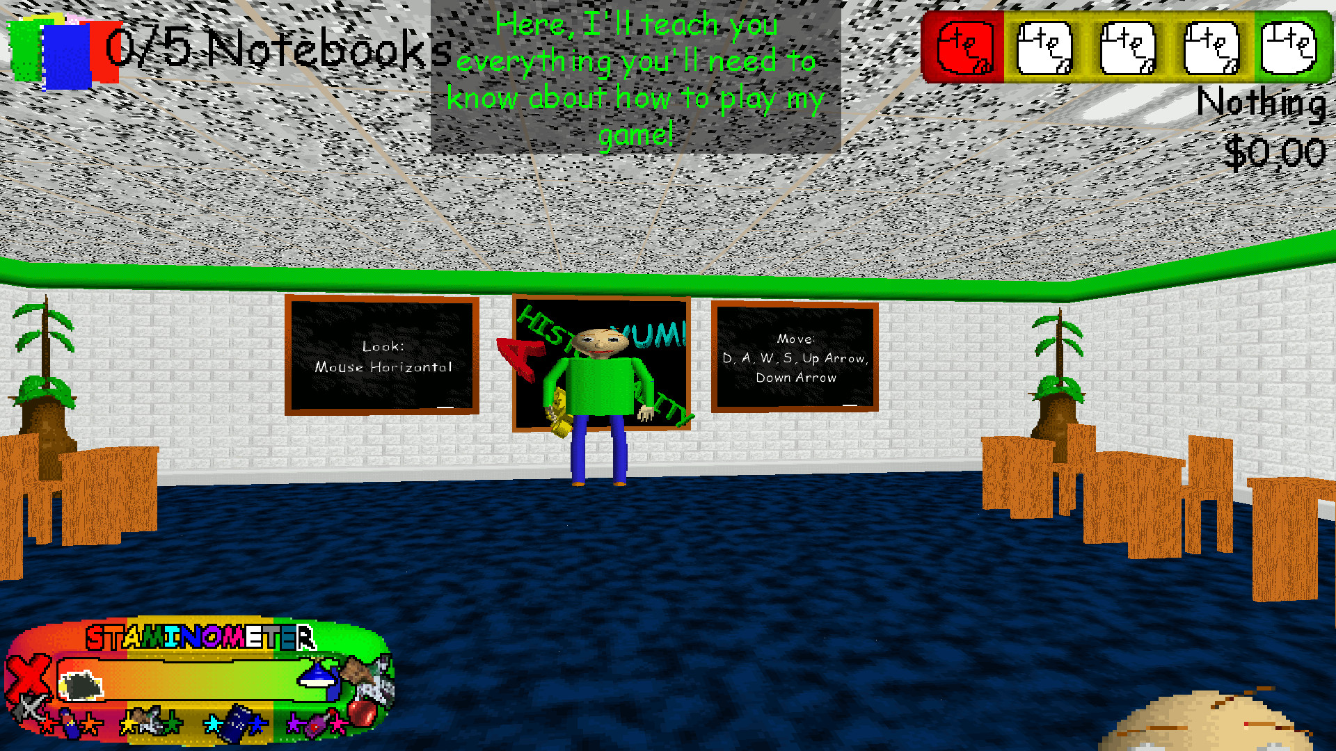 (0.14.X)Baldi is... wide?!?!?! Mod for Baldi's Basics | Baldi Mods