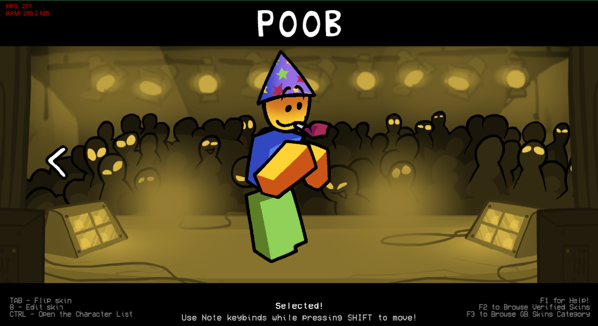 poob and boombox skin for psych online