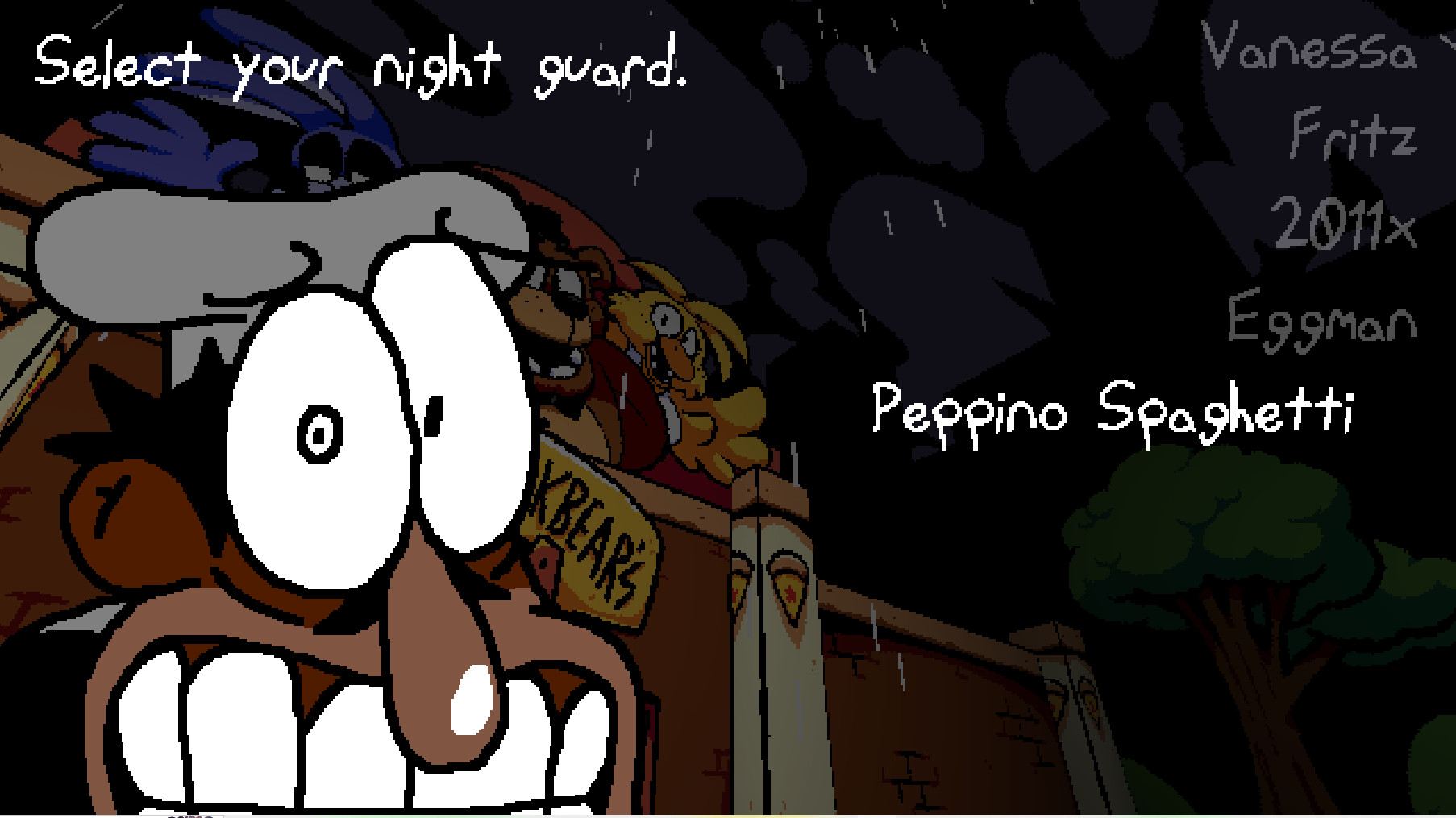 Playable Peppino Mod for Five Nights at Frickbear's 3 | FB3 Mods