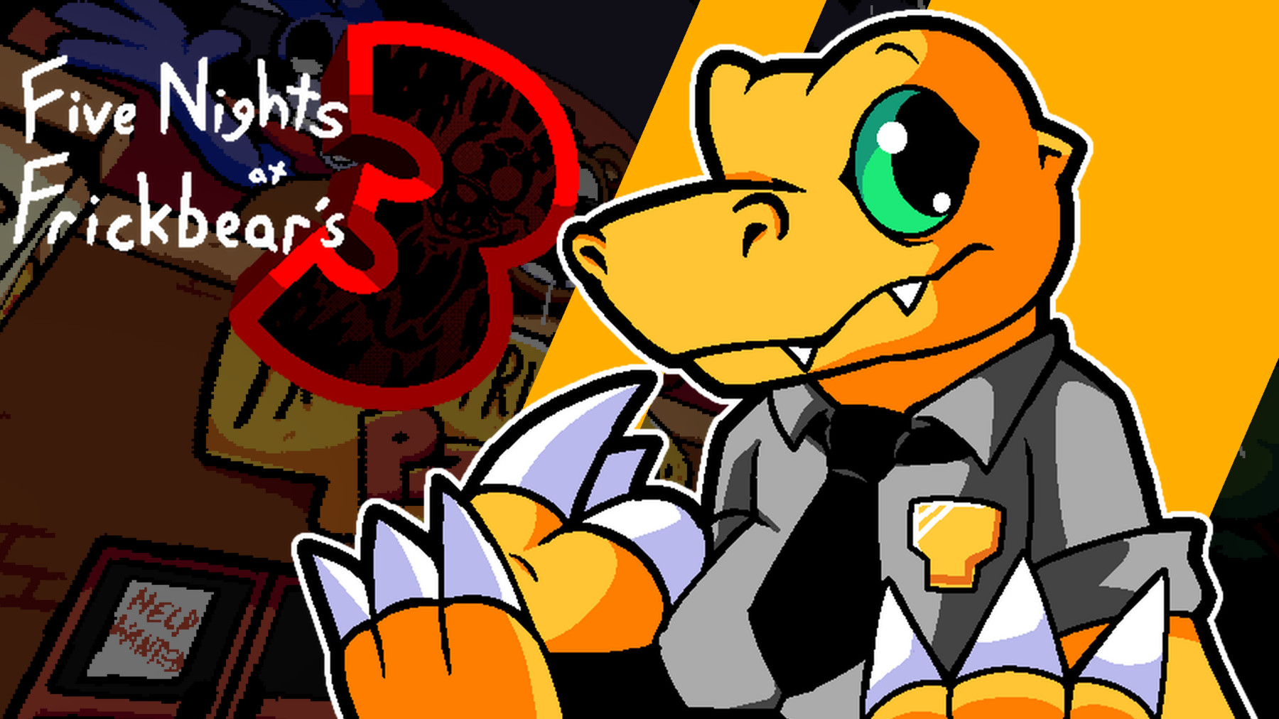 Playable Agumon (Digimon x Frickbears 3) Mod for Five Nights at ...