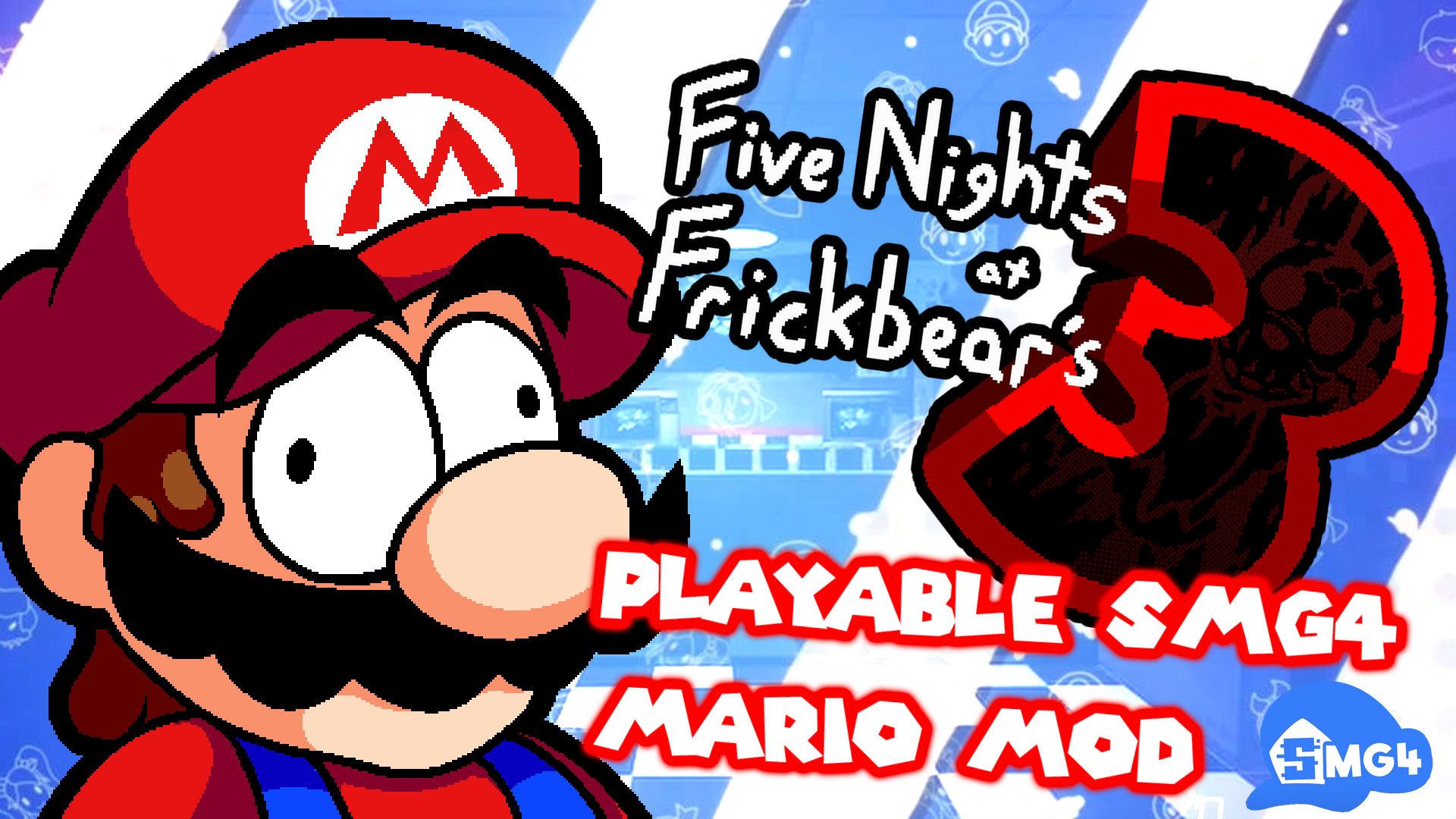 Playable Smg4 Mario Nightguard