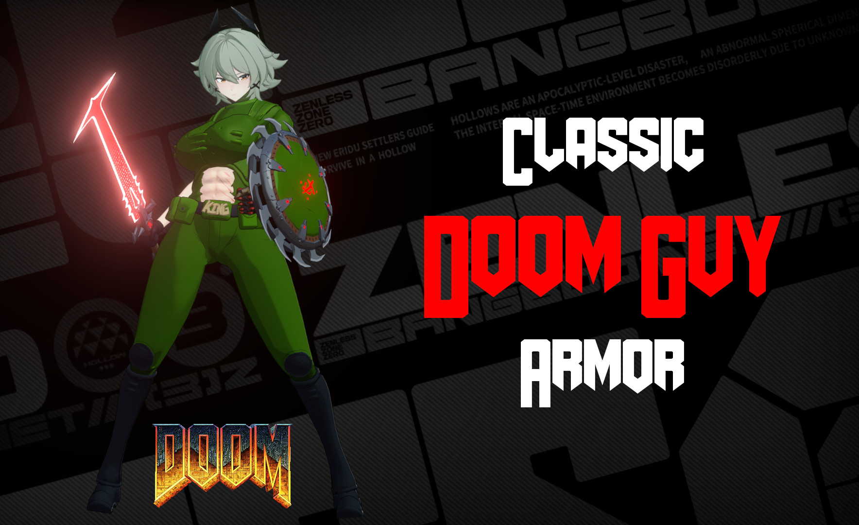 Classic Doom Guy Armor - DOOM - Caesar