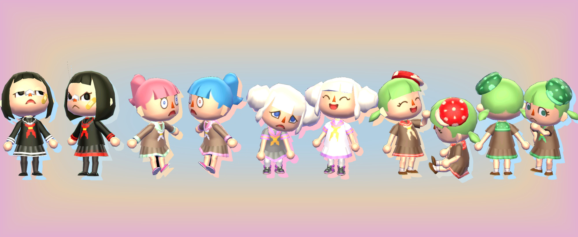 Colorful Uniforms