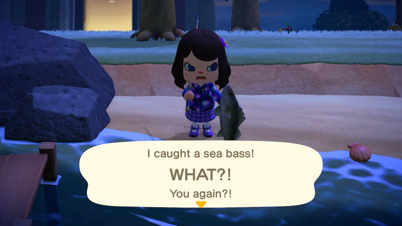 Annoyed Sea Bass Message