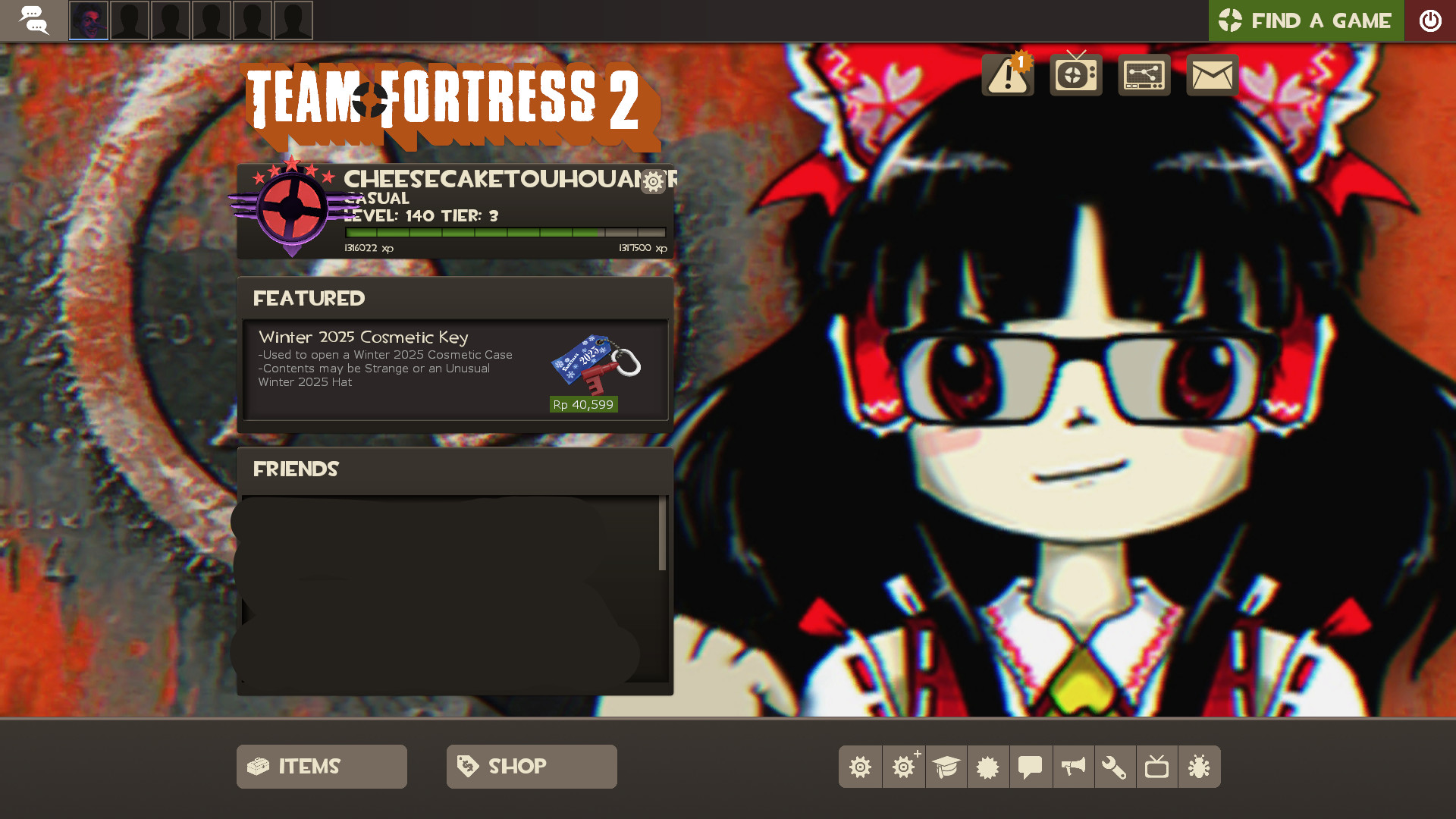 Touhou Custom Menu Backgrounds Mod for Team Fortress 2 | TF2 Mods
