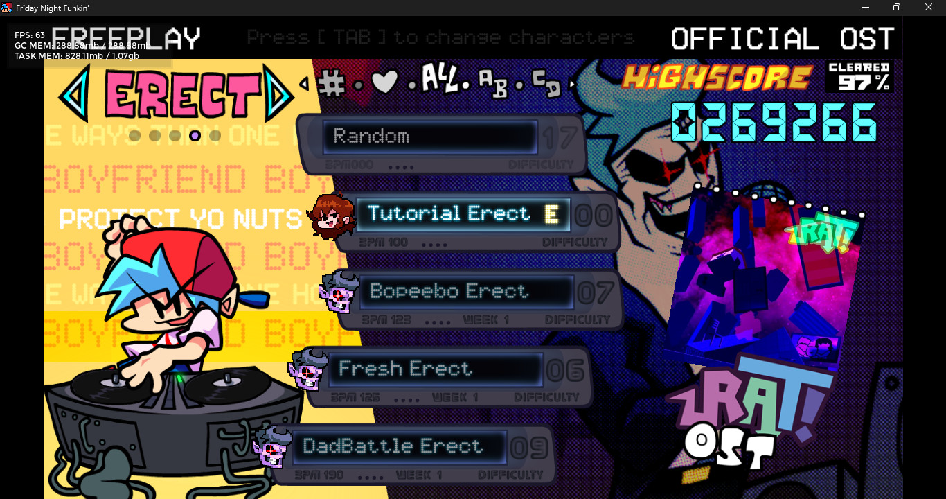Tutorial Erect? [RAT's Beat Battle] Mod for Friday Night Funkin' | FNF Mods