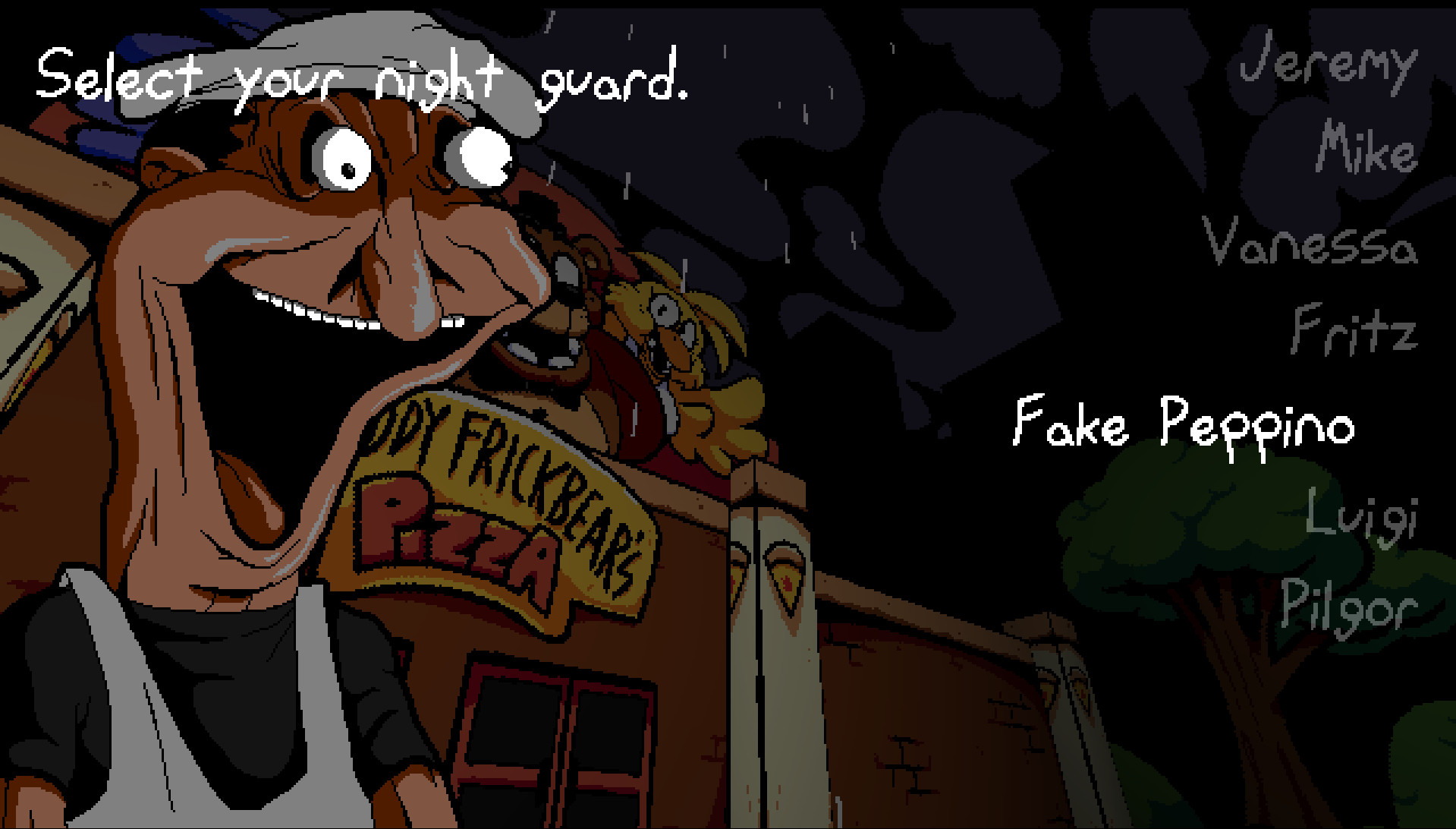 Playable Fake Peppino Nightguard (beta)!