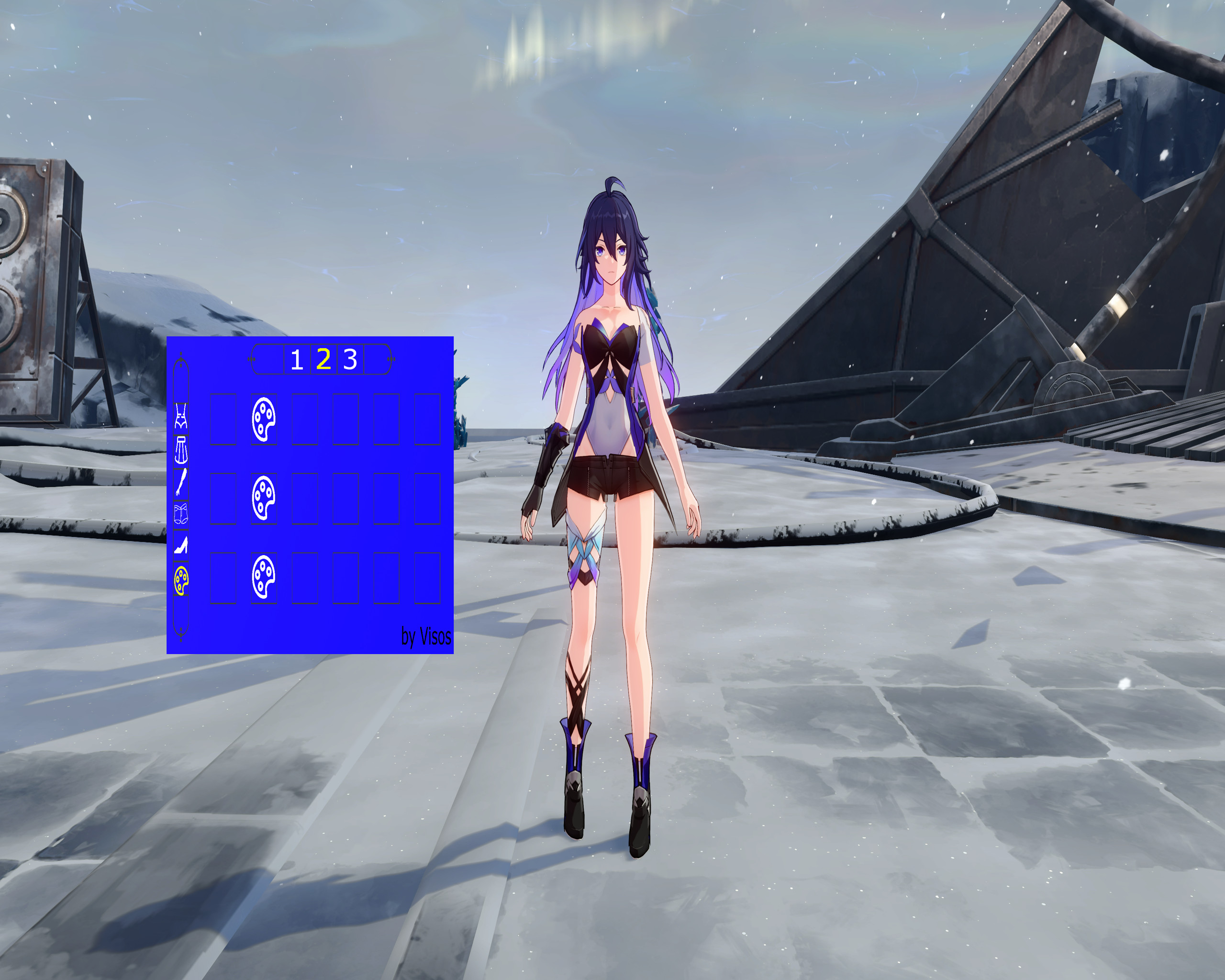 Seele Outfit Customizer (Toggle Parts + Color)