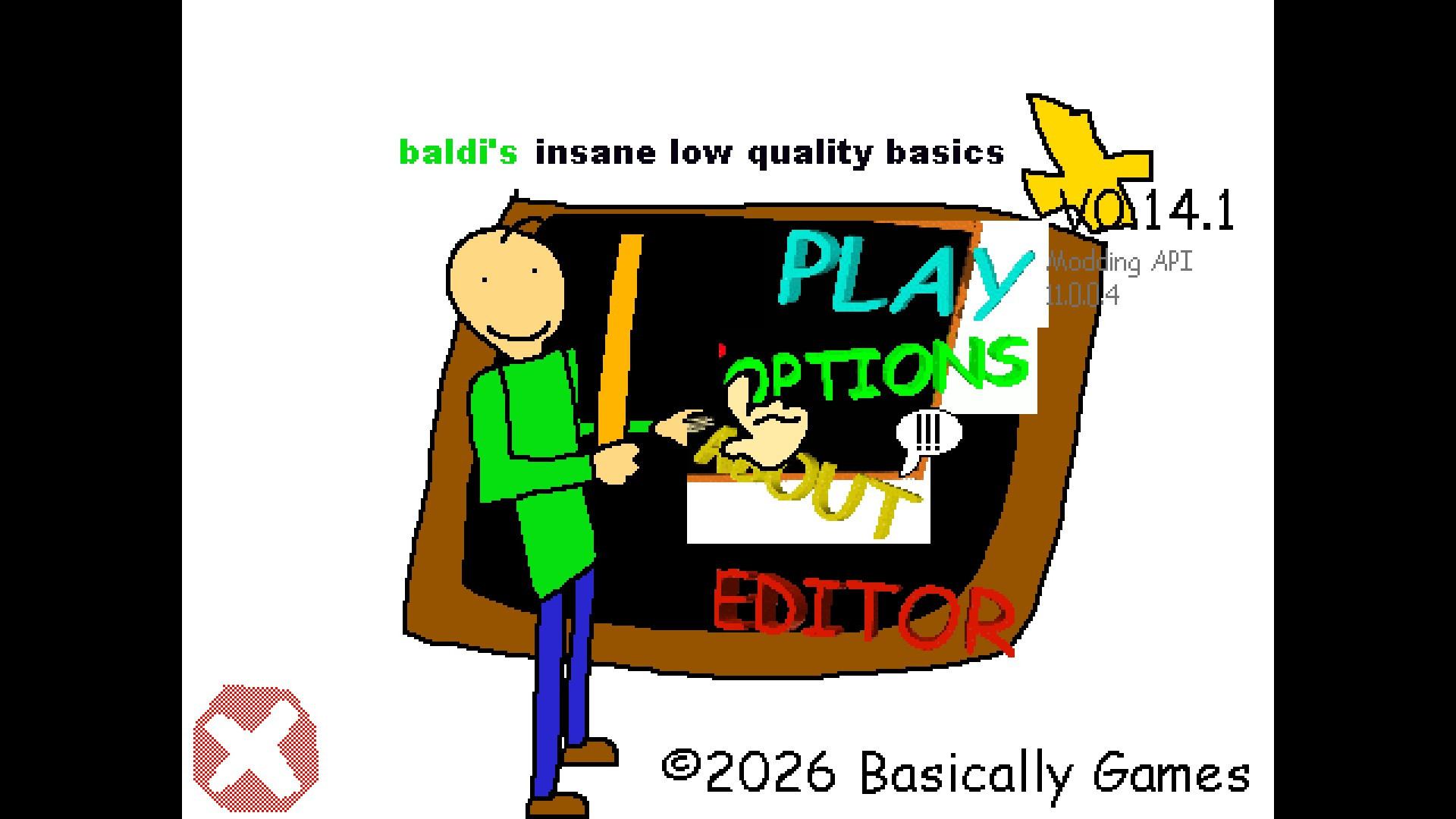 baldi's insane low quality basics plus