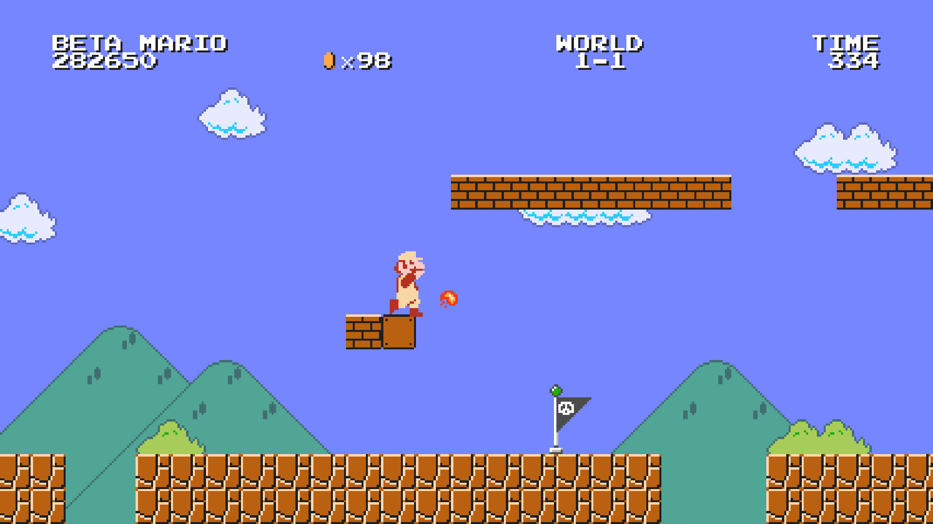 Beta Mario Mod for Super Mario Bros. Remastered [Unofficial] | SMB1R Mods