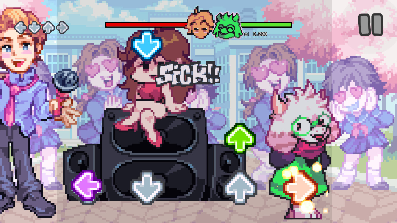 Fnf Ralsei ralsei as bf skin (Last UPD) Mod for Friday Night Funkin' | FNF Mods