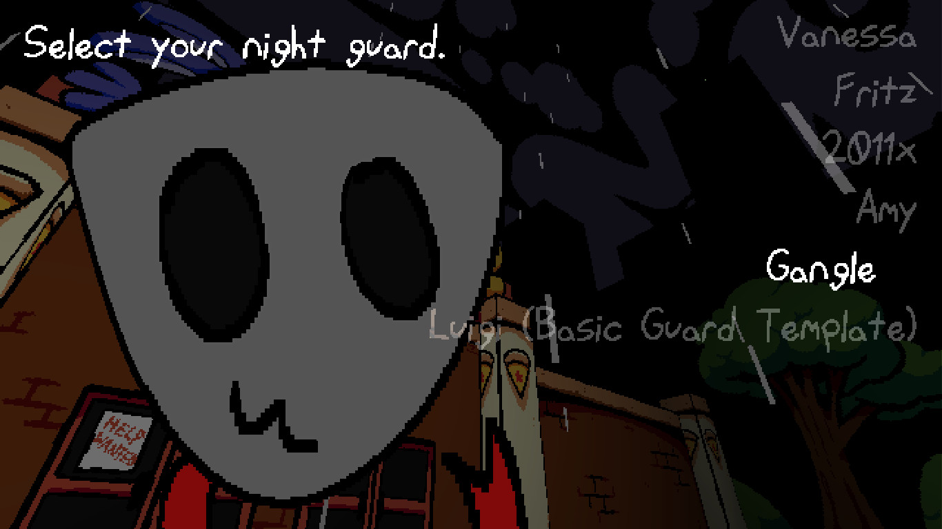 Playable NightGuard Gangle for Frickbears 3 (v1.2) Mod for Five Nights ...