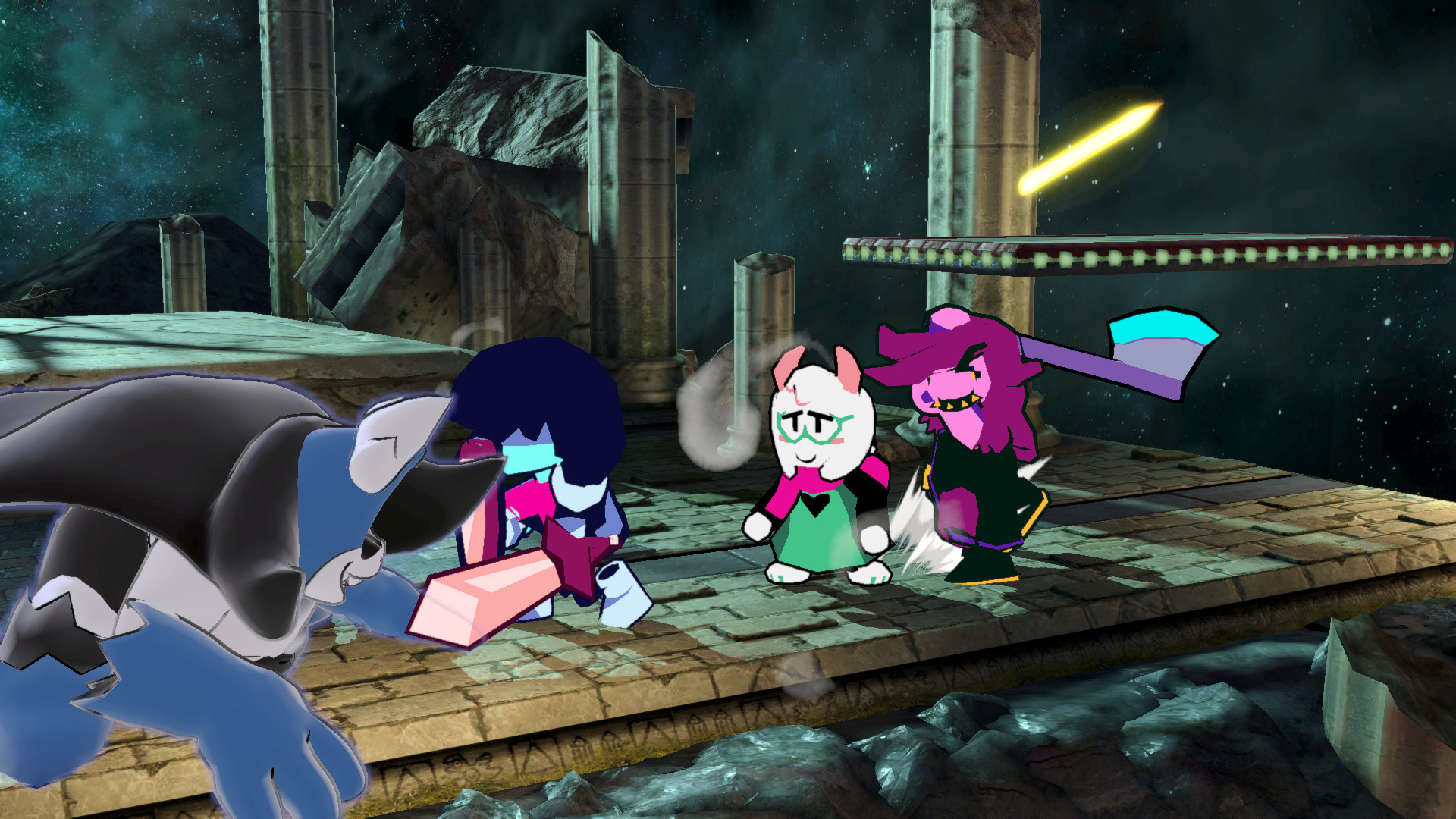 Ralsei Deltarune (Game acurate) Mod for Super Smash Bros. Ultimate ...