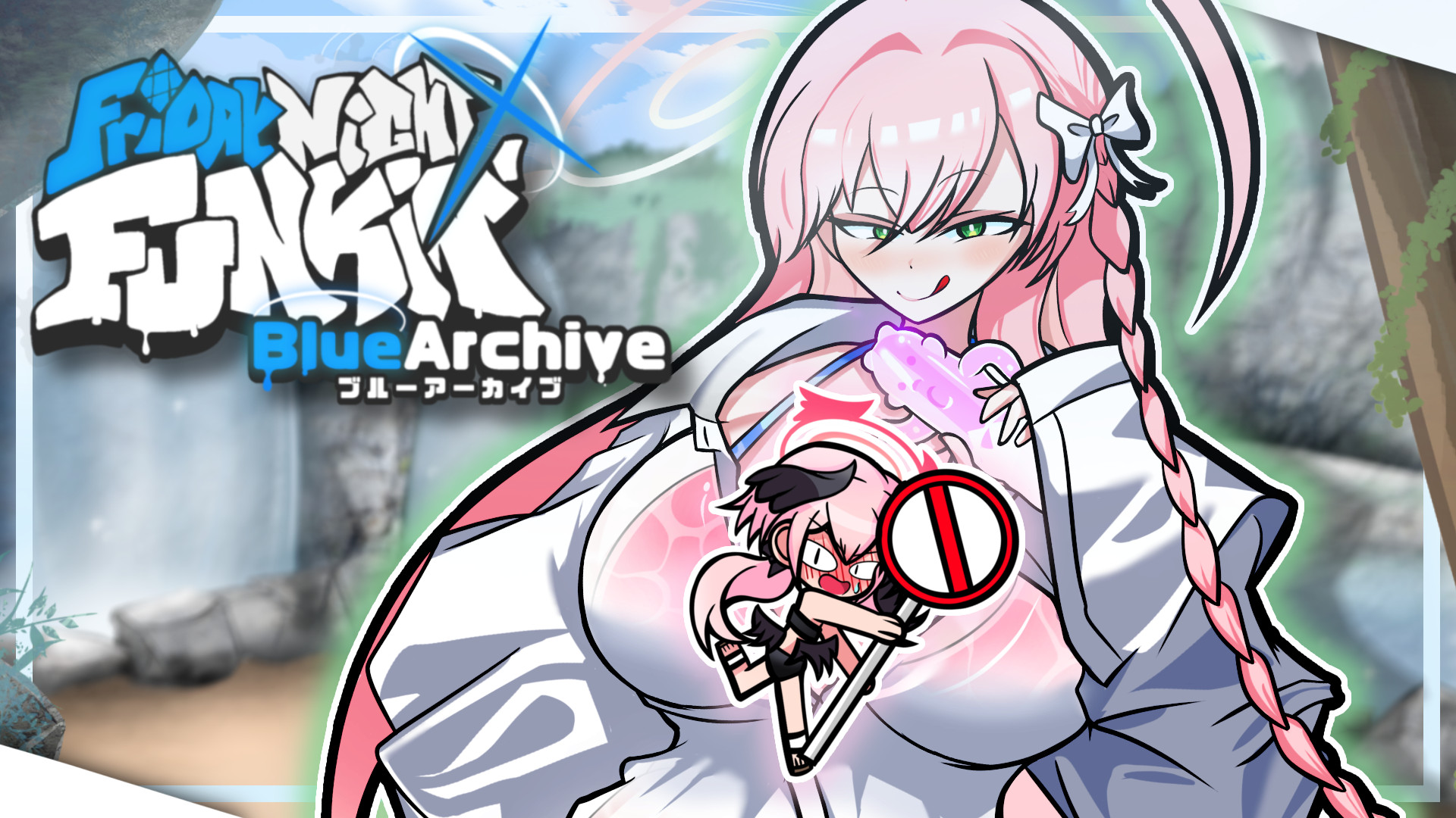 FNF Blue Archive Summer OneShot!